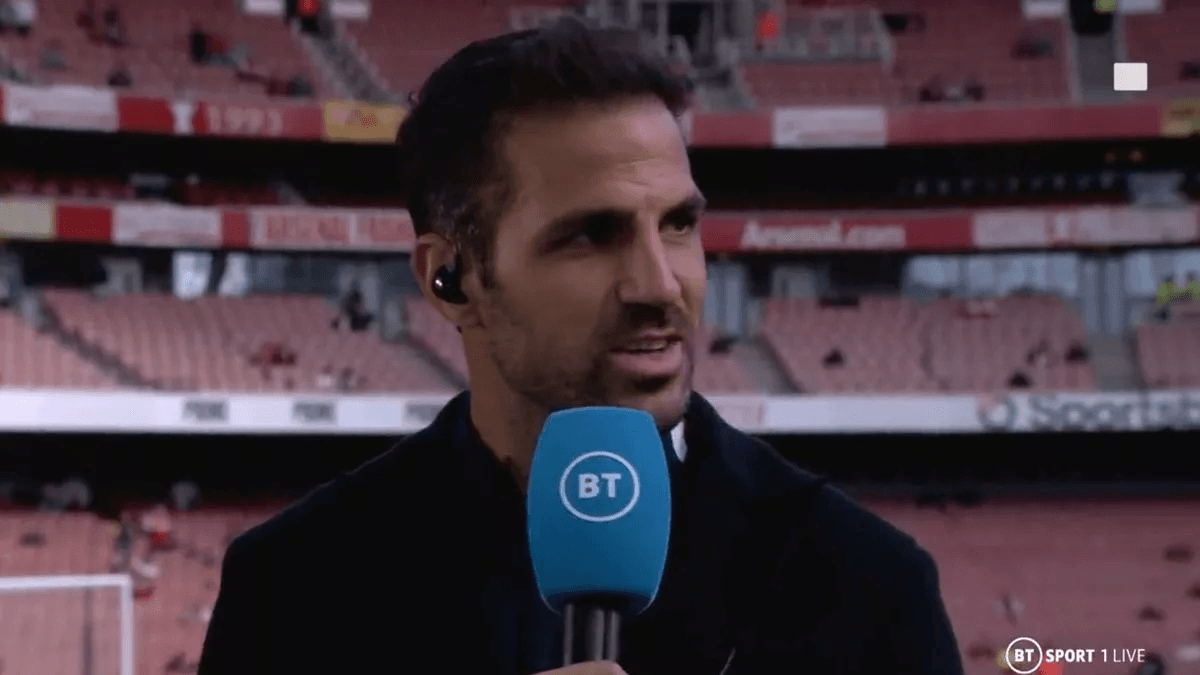 Cover Image for Fabregas makes derby plea to Arteta as Ramsdale opens up on his exit