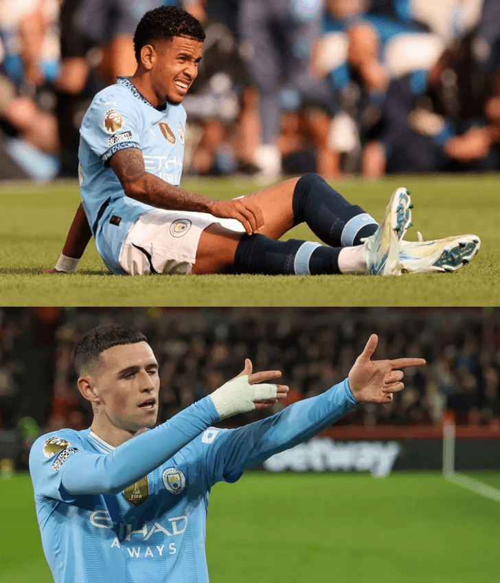 Cover Image for Savinho injury update and Phil Foden’s continued absence – Every word from part two of Pep Guardiola’s Brentford review